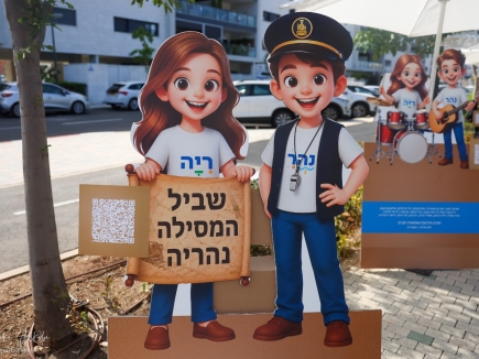 נהריה: תלמידי התיכונים הציגו תוצרים במסגרת פרויקט "בשביל המסילה"