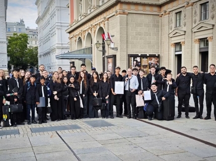 תזמורת הנוער הנהריינית שבה ממסע הופעות באוסטריה